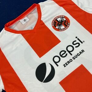 Baltimore Orioles Soccer Jersey Mens M Orange White O's Birdland FC 2023 SGA MLB